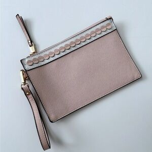 Elegant Pink Wristlet Clutch -Never Used
